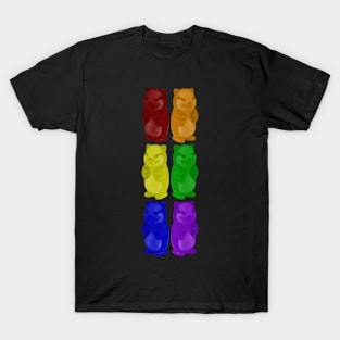 Rainbow gummy otters T-Shirt